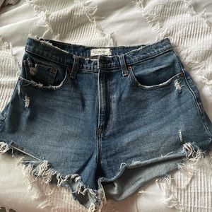 abercrombie curve love mom short